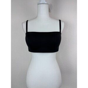 Victoria's Secret 36C black padded‎ strapless wireless bra multiway straps